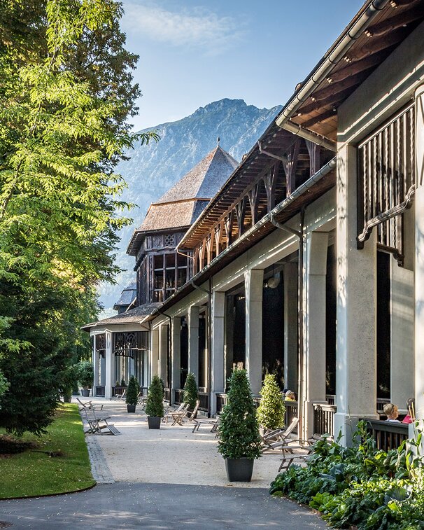 © Bad Reichenhall Tourismus & Stadtmarketing GmbH Gradierhaus im königlichen Kurgarten | © Bad Reichenhall Tourismus & Stadtmarketing GmbH