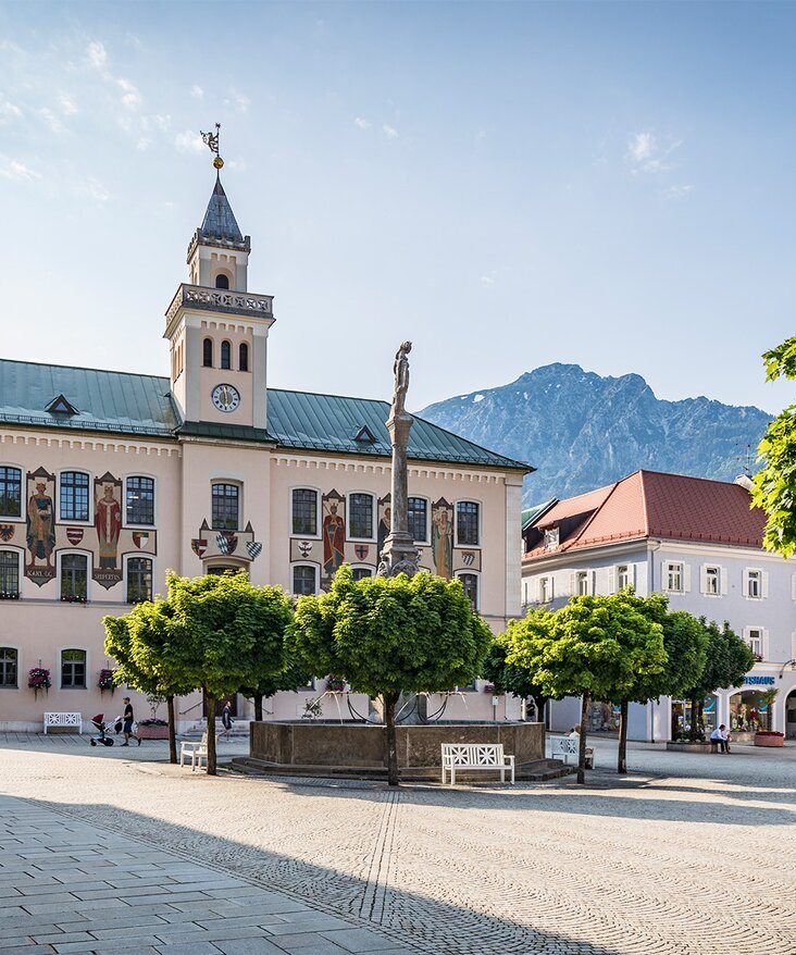 Rathausplatz in Bad Reichenhall | © Bad Reichenhall Tourismus & Stadtmarketing GmbH