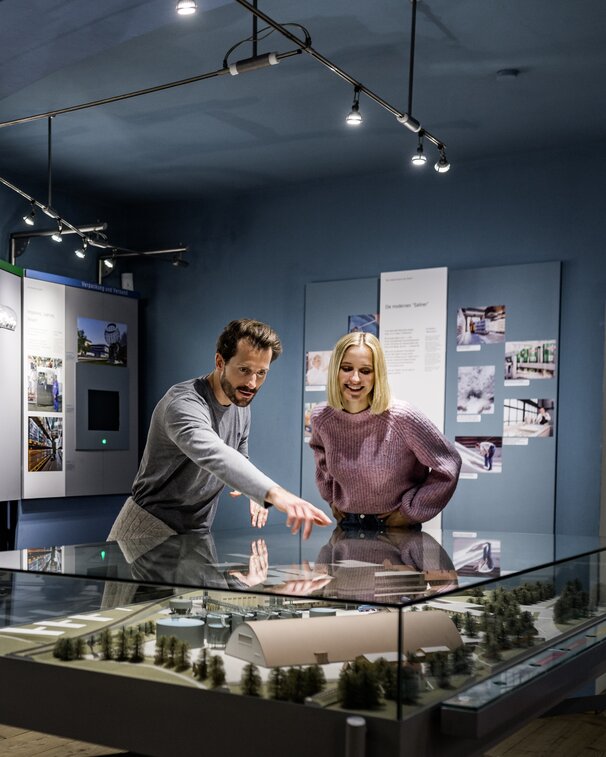 Guests at the Salt Museum in the Old Salt Works Bad Reichenhall